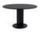 Chisel 29 Table Round Ø120, black lacquered oak