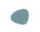 Glass Mat Curve Nupo, light blue