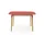 Form Table 120x120 cm Oak, red