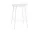 Fiber Stool 65cm Tube Base, natural white