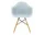 Eames Plastic Armchair DAW, ice grey