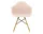 Eames Plastic Armchair DAW, pale rose