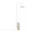 Arum Floor Lamp, cashmere