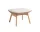 Uchiwa Ottoman, lacquered oak, Mode 009/Sense Nougat