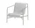 Palissade Lounge Chair Low Quilted Cushion, sky grey