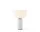 Kizu Portable Table Lamp, white marble