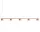 Blush Rail 5 Pendant Lamp, warm beige