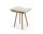 Georg Stool, linen / oak