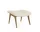 Mammoth Ottoman, natural oak / Barnum Boucle Col 24