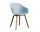 AAC 222 Chair Walnut Veneer, slate blue