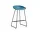 AAS 38 Bar Stool Low Black Steel, azure blue