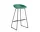 AAS 38 Bar Stool High Black Steel, teal green