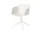 Fiber Armchair Swivel Base, natural white