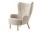 Petra VB3 Lounge Chair, oak / Karakorum