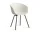 AAC 26 Chair Black Steel, melange cream