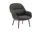 Fiber Lounge Armchair Wood, grey/dark oak