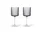 Ripple Red Wine Glasses, set of 2, smoked grey