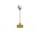 Snowball Portable Table Lamp, brass