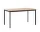 Drip HW115 Dining Table, black/lacquered oak