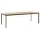Drip HW117 Dining Table, bronzed/lacquered oak
