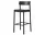 Betty TK17 Bar Chair, black/black leather