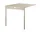 String Folding Table, beige/beige