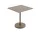 Linear Steel Café Table 70x70, taupe