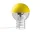 Wire 30 Table Lamp, chrome/yellow