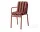 Palissade Chair and Armchair Soft Quilted Cushion, iron red
