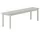 Linear Steel Bench 170 cm, grey