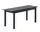 Linear Steel Bench 110 cm, black