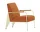 Fauteuil de Salon Lounge Chair, cognac