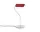 Apex Table Lamp, maroon red