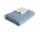 Mega Dot Organic Plaid 195x245, dusty blue