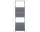 USM Haller Shelving Unit M52, mid-grey