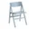 Backflip Chair, cloud blue lacquered beech