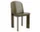Chisel 65 Chair, green umber lacquered beech
