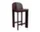 Chisel 35 Bar Stool H65, dark bordeaux lacquered beech