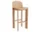 Chisel 35 Bar Stool H75, lacquered oak
