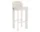 Chisel 35 Bar Stool H75, cream white lacquered beech / Mode 11