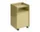 Folded Trolley Low Drawer, dark beige green