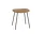Fiber Stool Tube Base, cognac/black