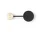 Afteroom Coat Hanger Small, black/brass