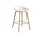 AAS 32 Bar Stool Low Oak Veneer, white