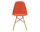 Eames Plastic Side Chair DSW, poppy red