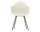 Eames Plastic Armchair DAX, pebble