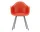 Eames Plastic Armchair DAX, poppy red
