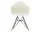 Eames Plastic Armchair DAR, pebble