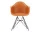 Eames Plastic Armchair DAR, rusty orange