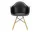 Eames Plastic Armchair DAW, deep black